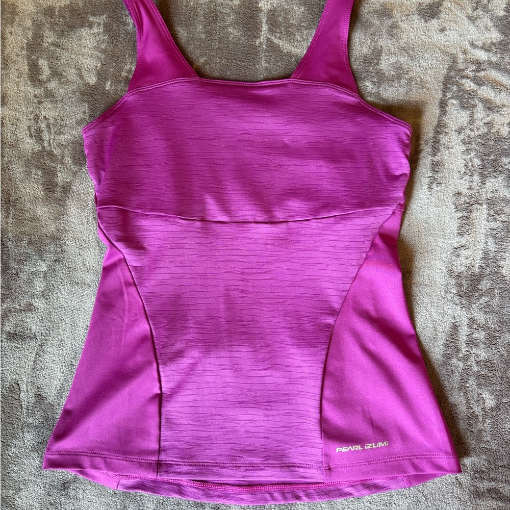 Pearl Izumi Women’s Purple Select Three Pocket Cycling Tri Tank Medium